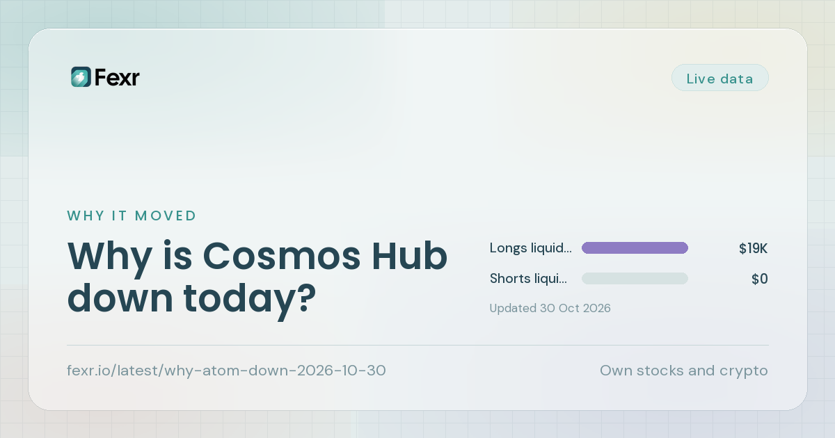 Why is Cosmos Hub down today?